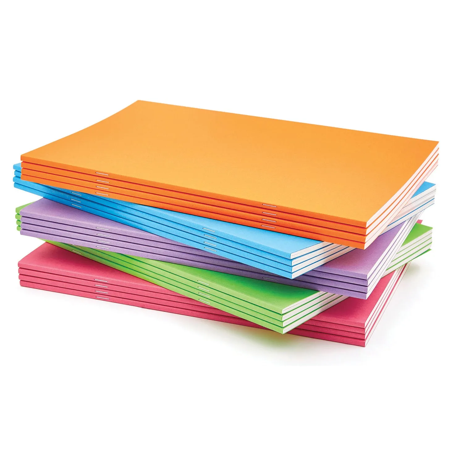 140gsm A4 Assorted Bright Sketchbooks