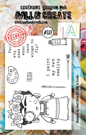 AALL & Create - A7 - Clear Stamps - 377 - Janet Klein - Frida