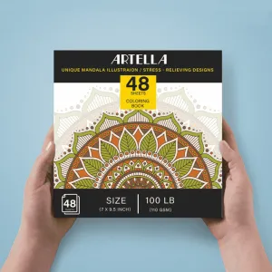 Artella Mandala Art Coloring Book