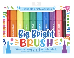 Big Bright Washable Brush Markers