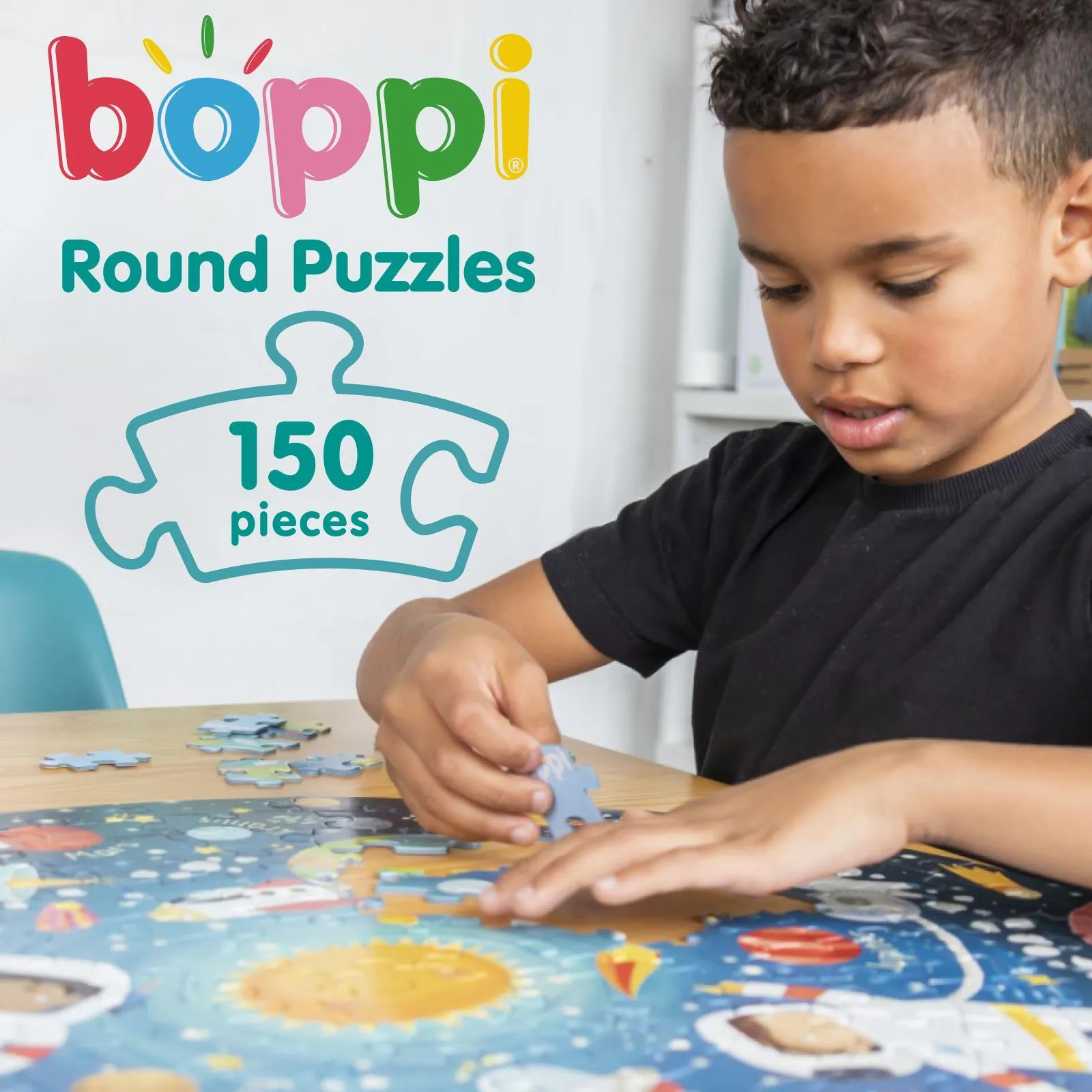 Boppi 150 Piece Round Jigsaw Puzzle - Space