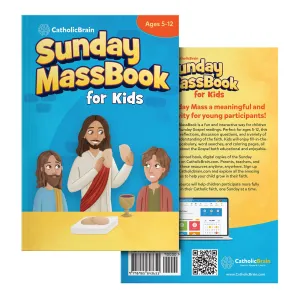 CatholicBrain Sunday MassBook for Kids (Ages 5-12) - Ships December 01, 2024