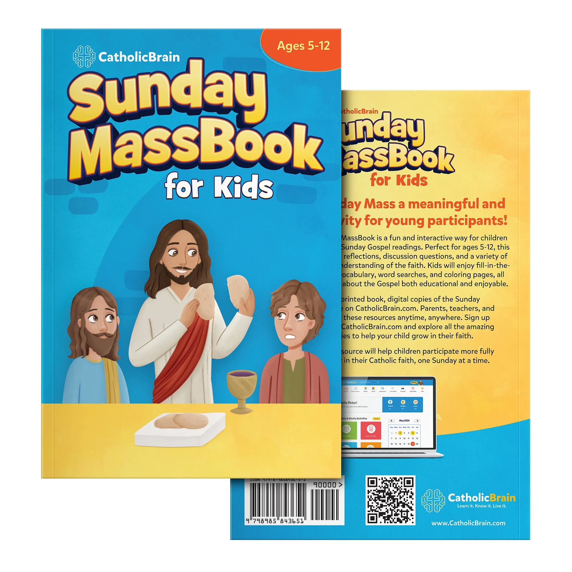 CatholicBrain Sunday MassBook for Kids (Ages 5-12) - Ships December 01, 2024