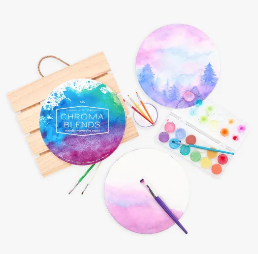 Circular Watercolor Paper Pad