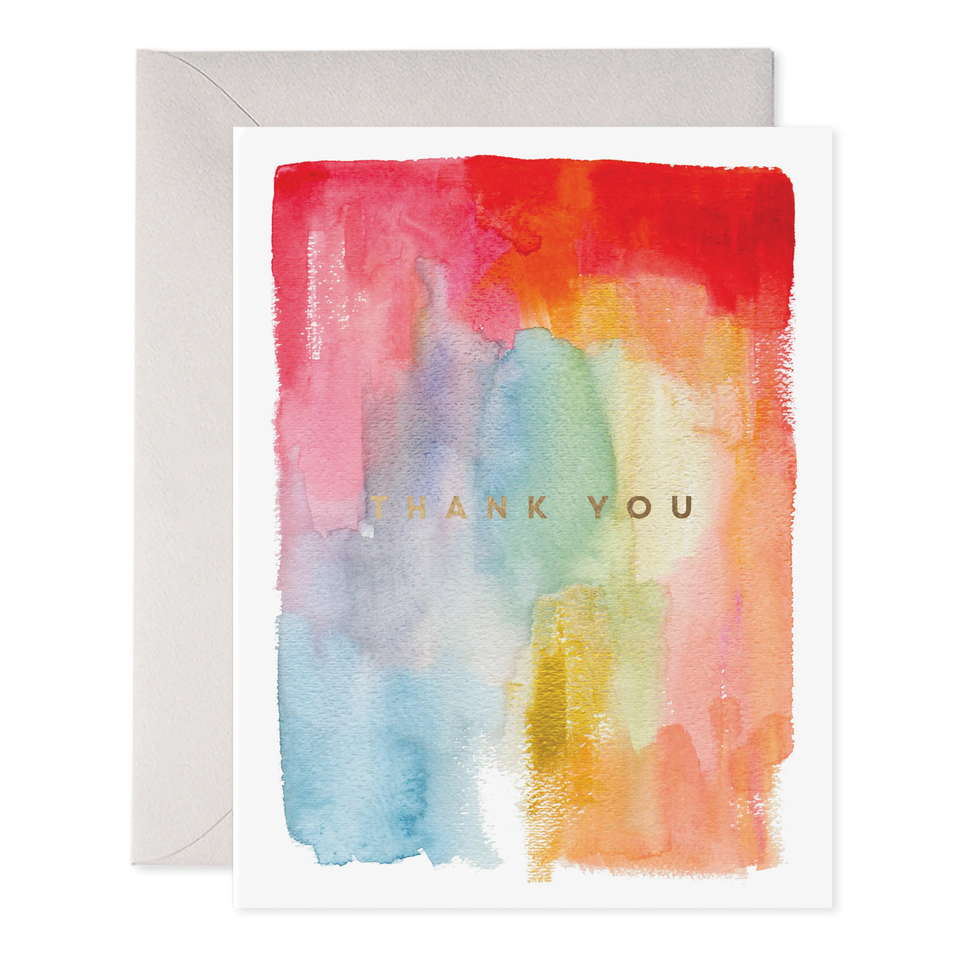 Colorful Thanks Greeting Card