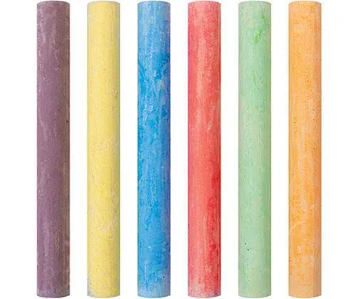 Coloured Chalk Pack of 12