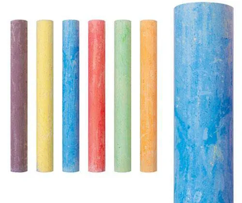 Coloured Chalk Pack of 12