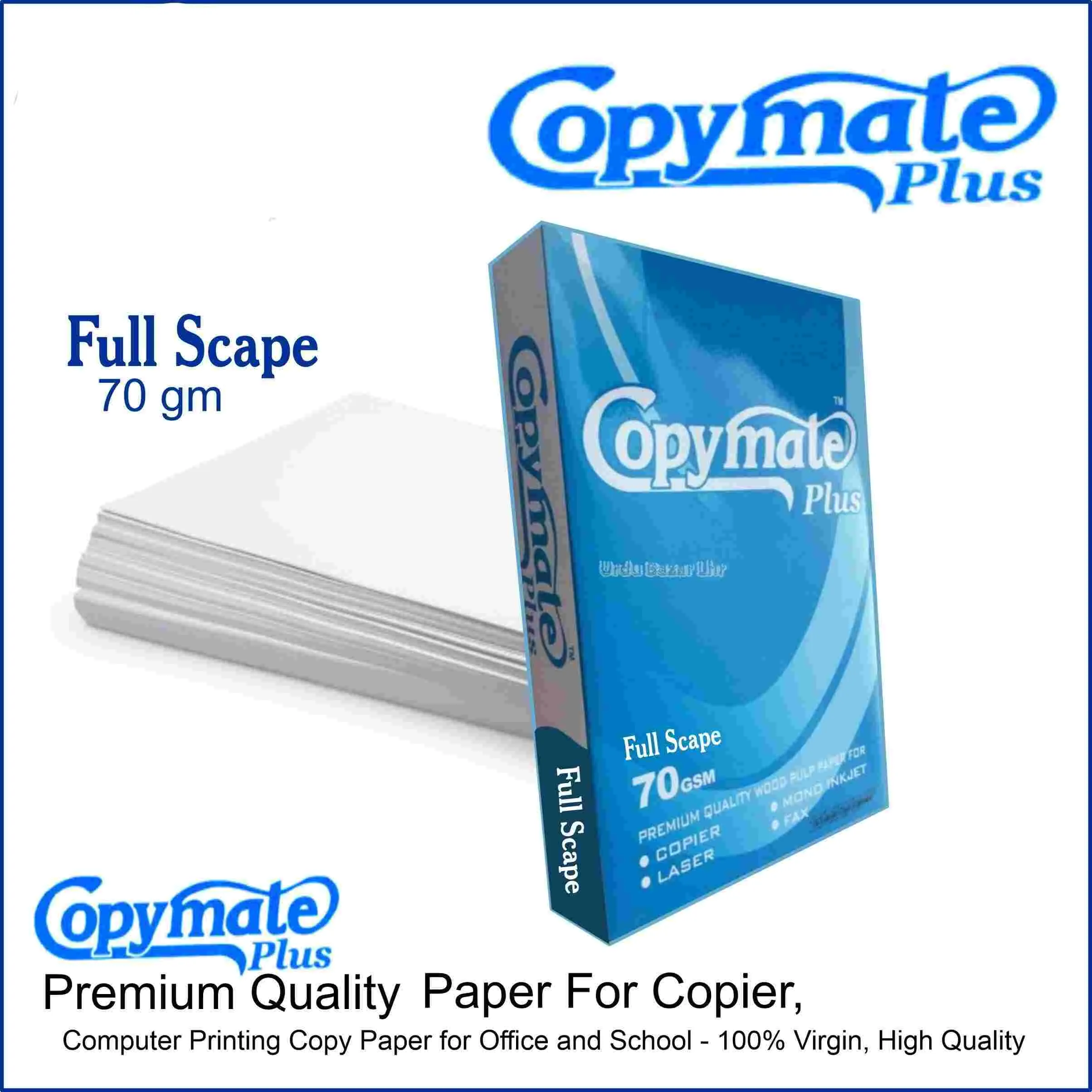 Copymate Paper Ream Size 70gsm & 80gsm