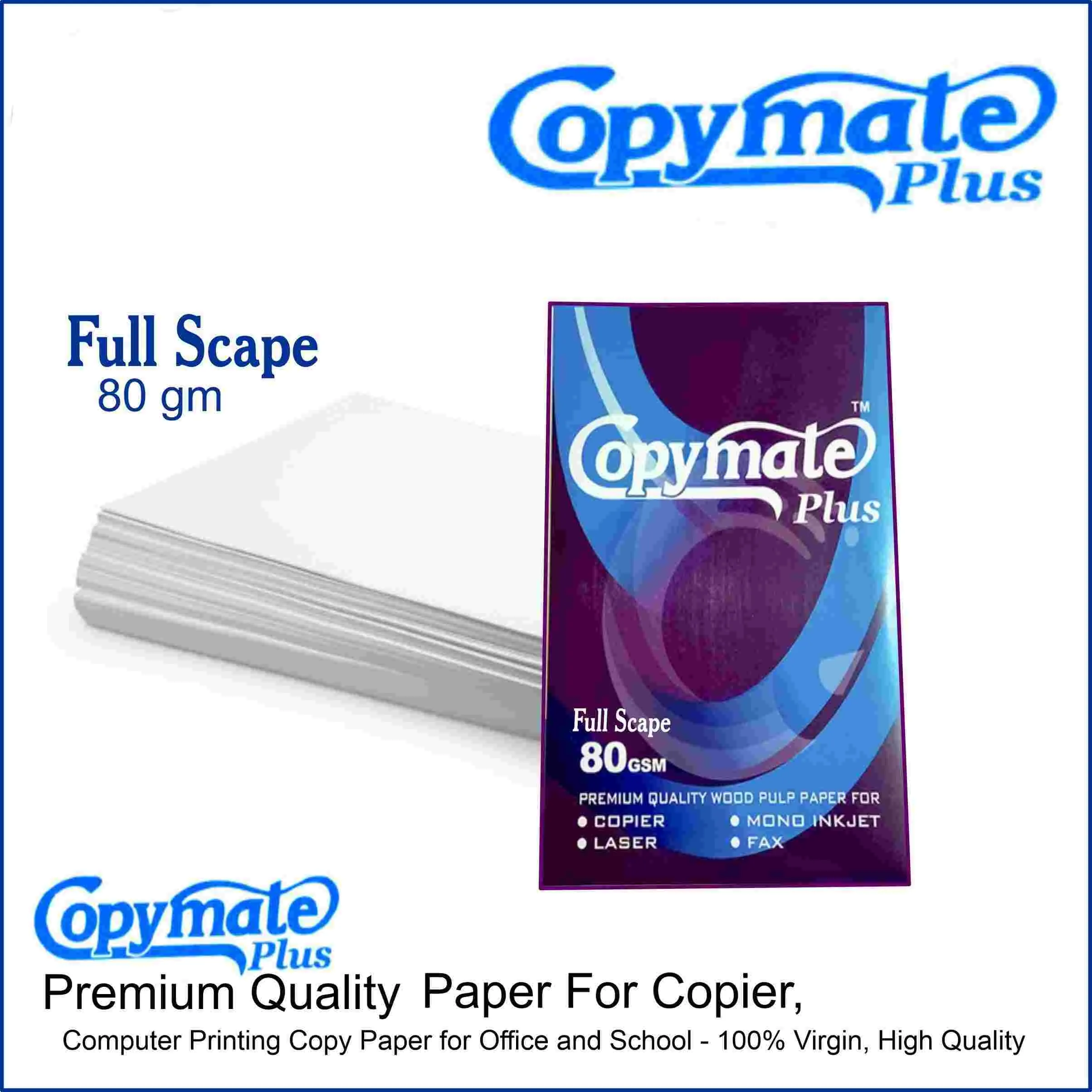 Copymate Paper Ream Size 70gsm & 80gsm