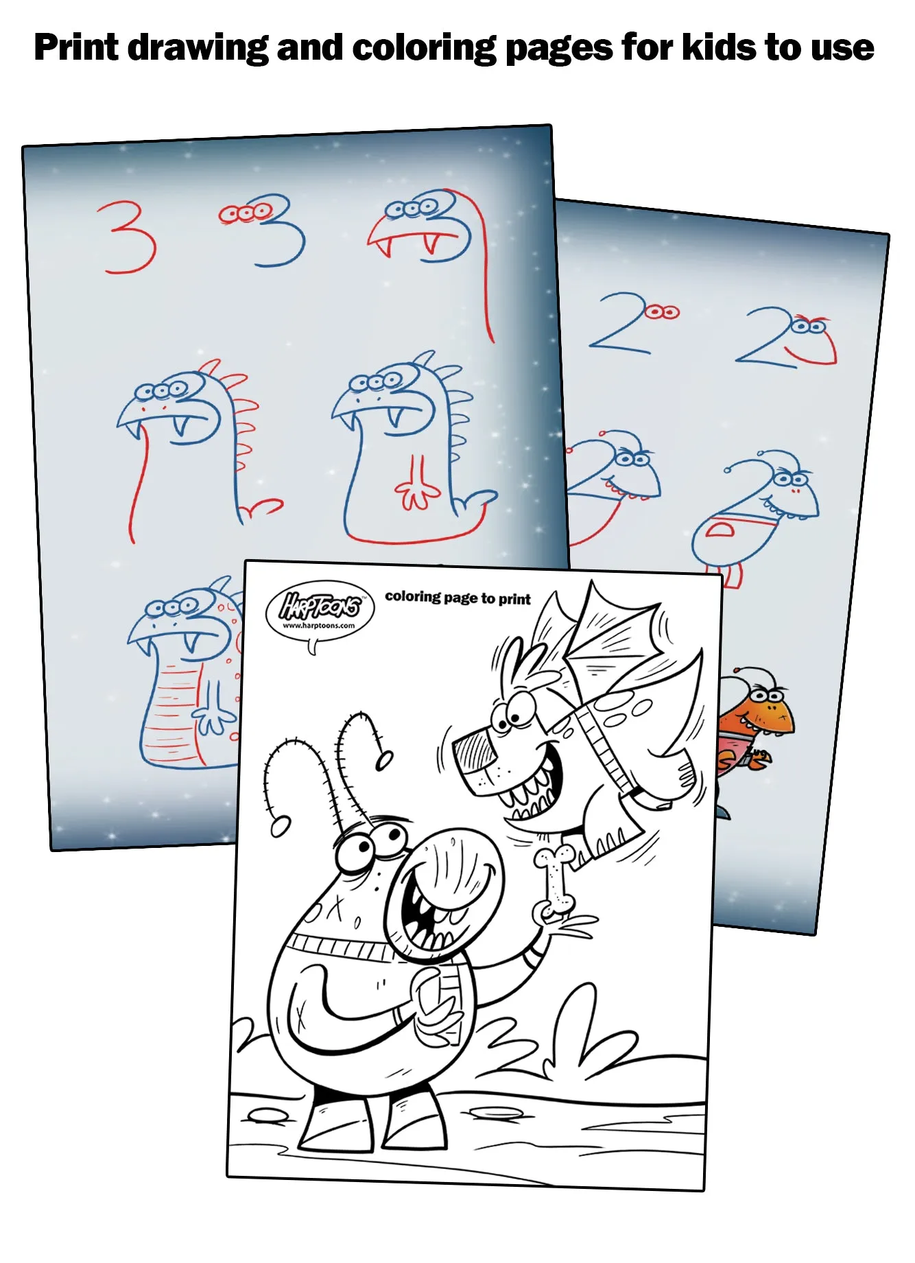 Draw Awesome Aliens Using Numbers