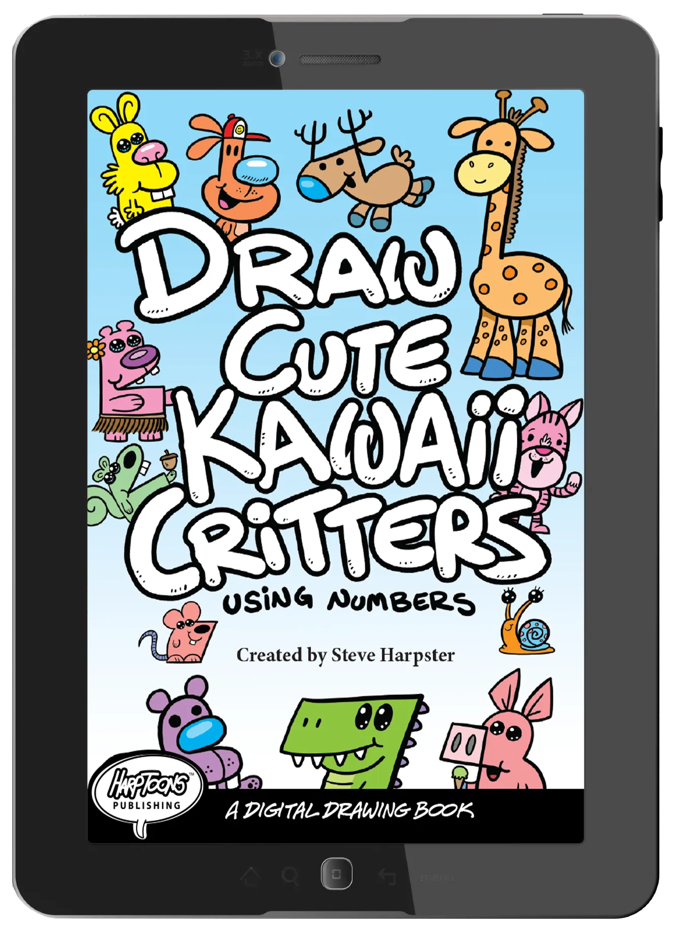 Draw Cute Kawaii Critters Using Numbers