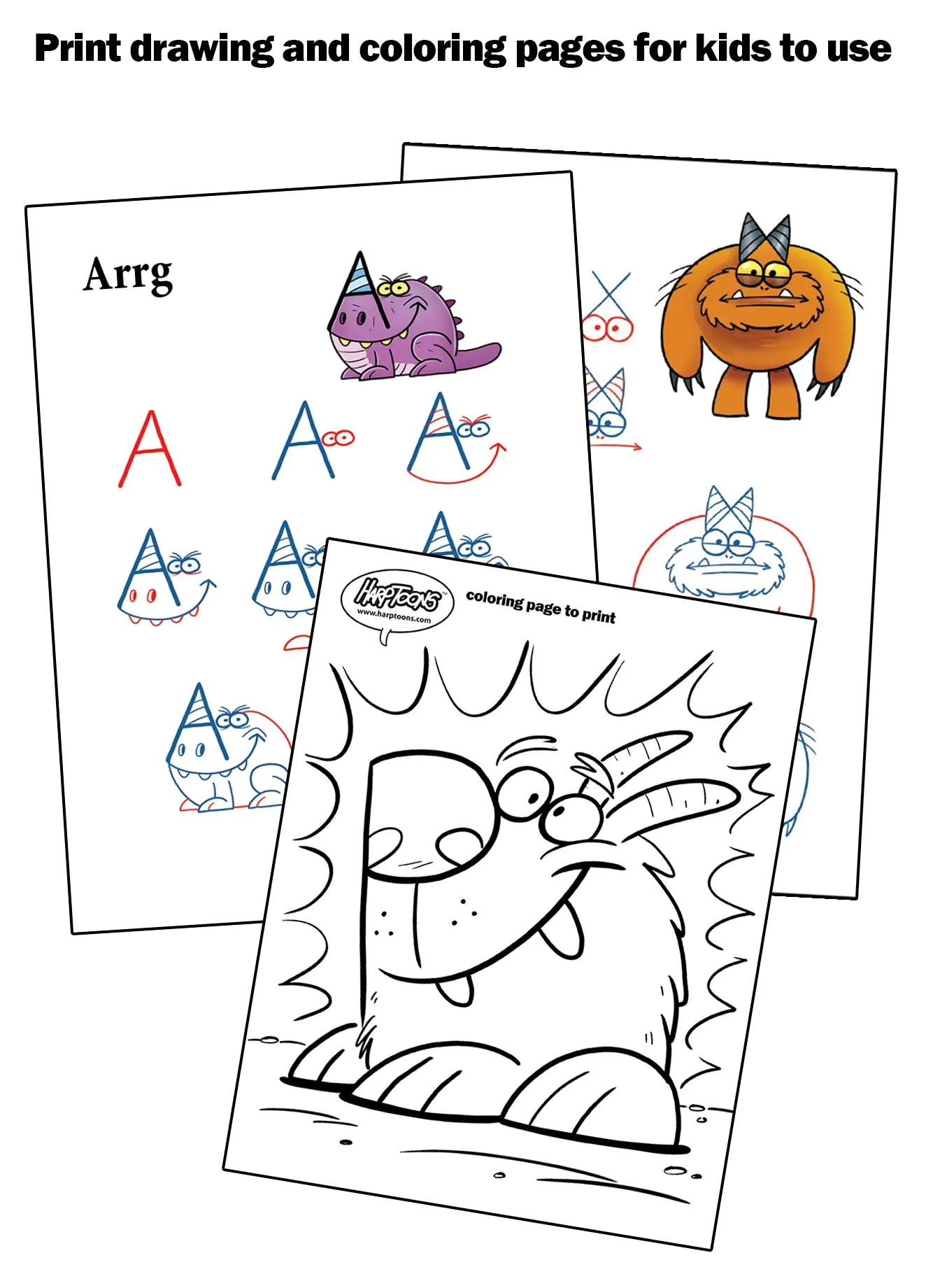 Drawing Monsters With Letters 2