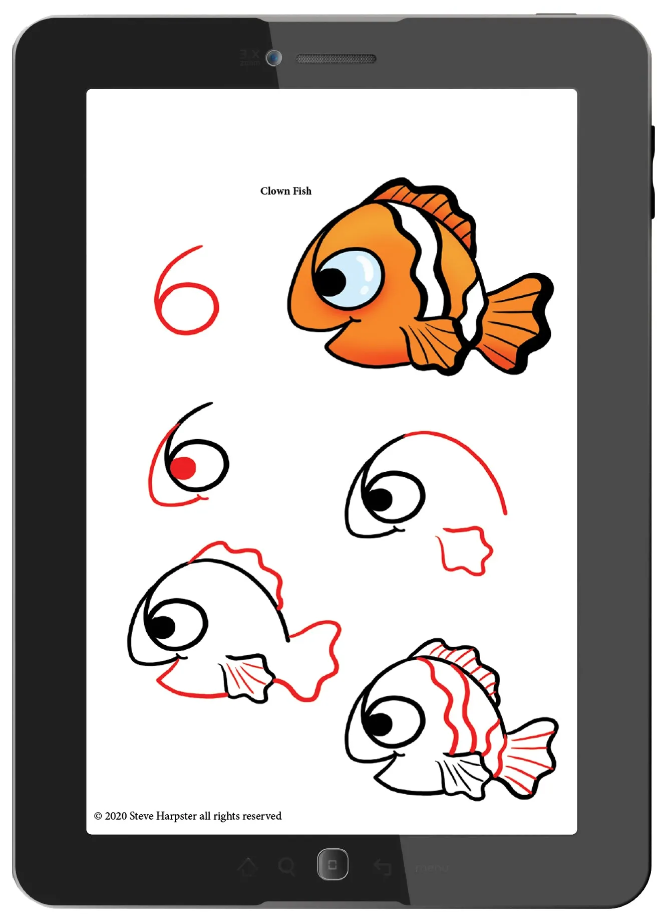 Drawing Sea Animals With Numbers and Letters