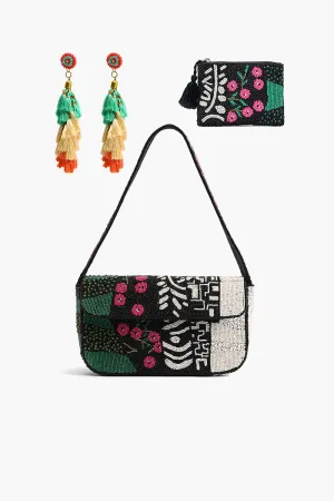 Enchanted Elegance Beaded Shoulder Bag Trio