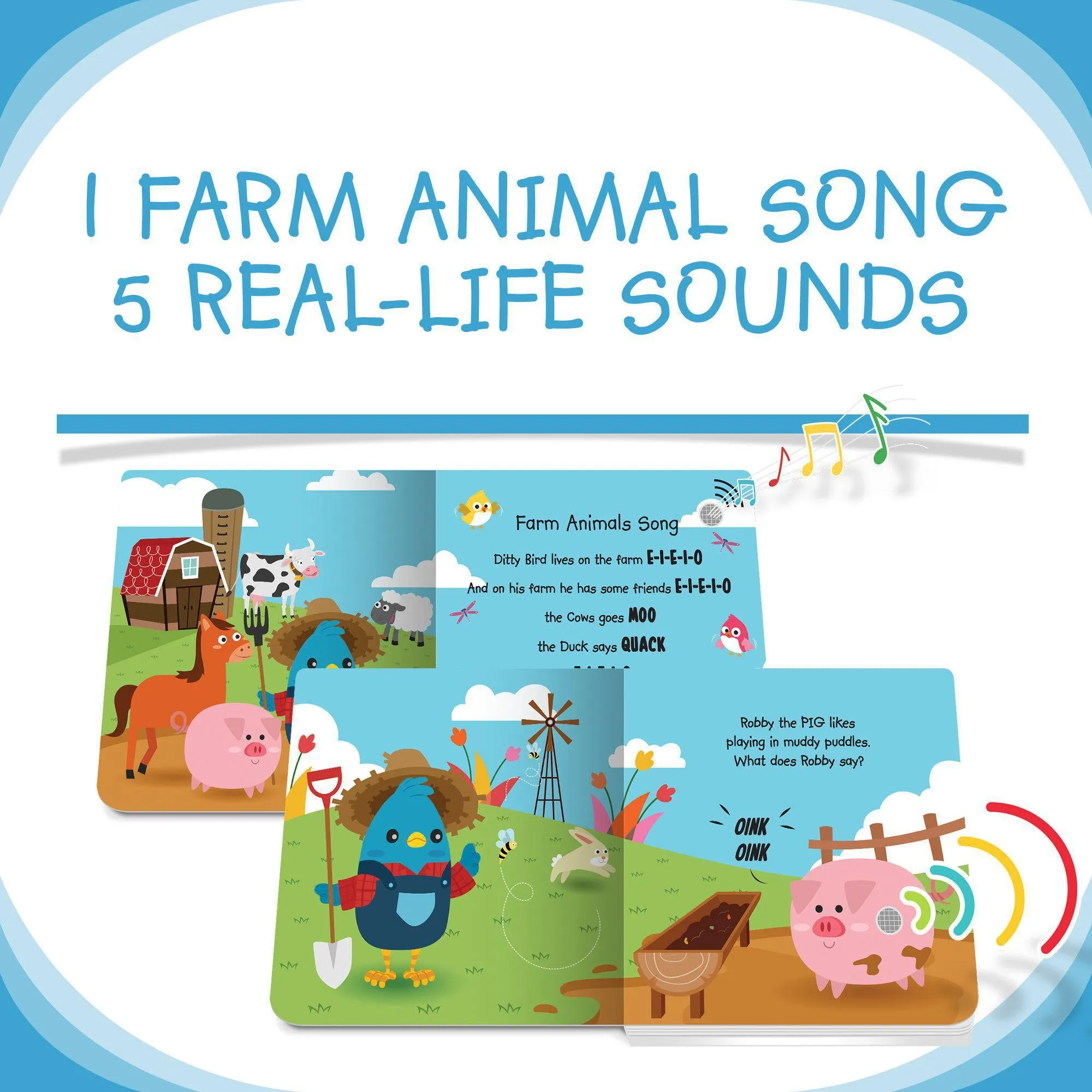 Farm Animal Sounds Book