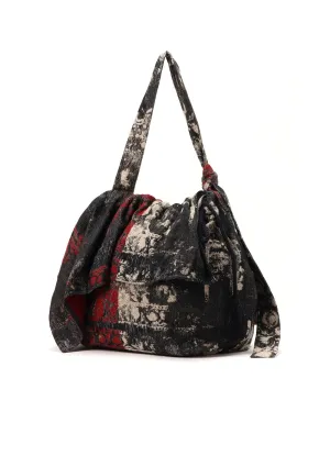 FLORAL JACQUARD SHOULDER BAG