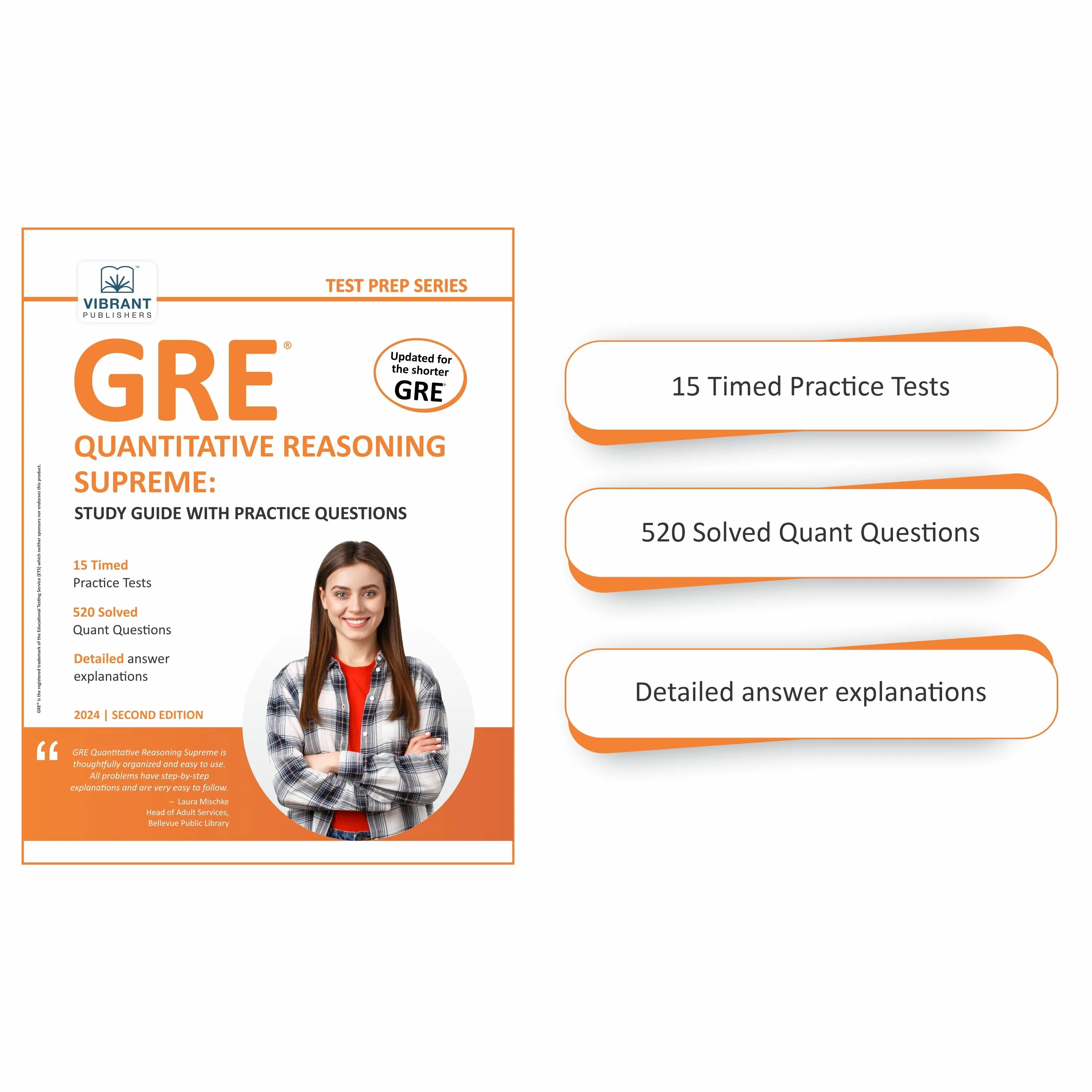 GRE Quantitative Reasoning Supreme: Study Guide with Practice Questions (2024 Edition)