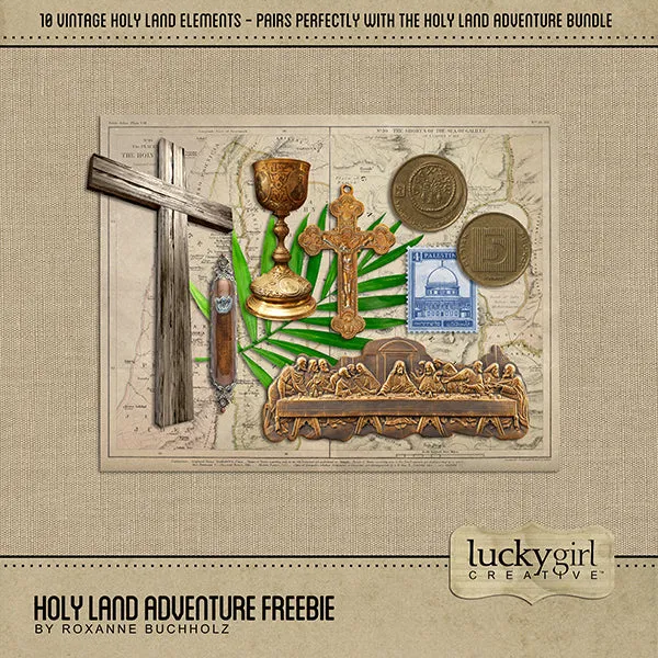 Holy Land Adventure Freebie Digital Scrapbook Kit