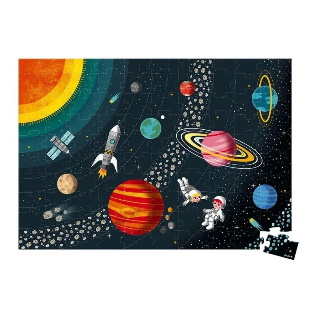 Janod 100-Piece Solar System Educational Puzzle