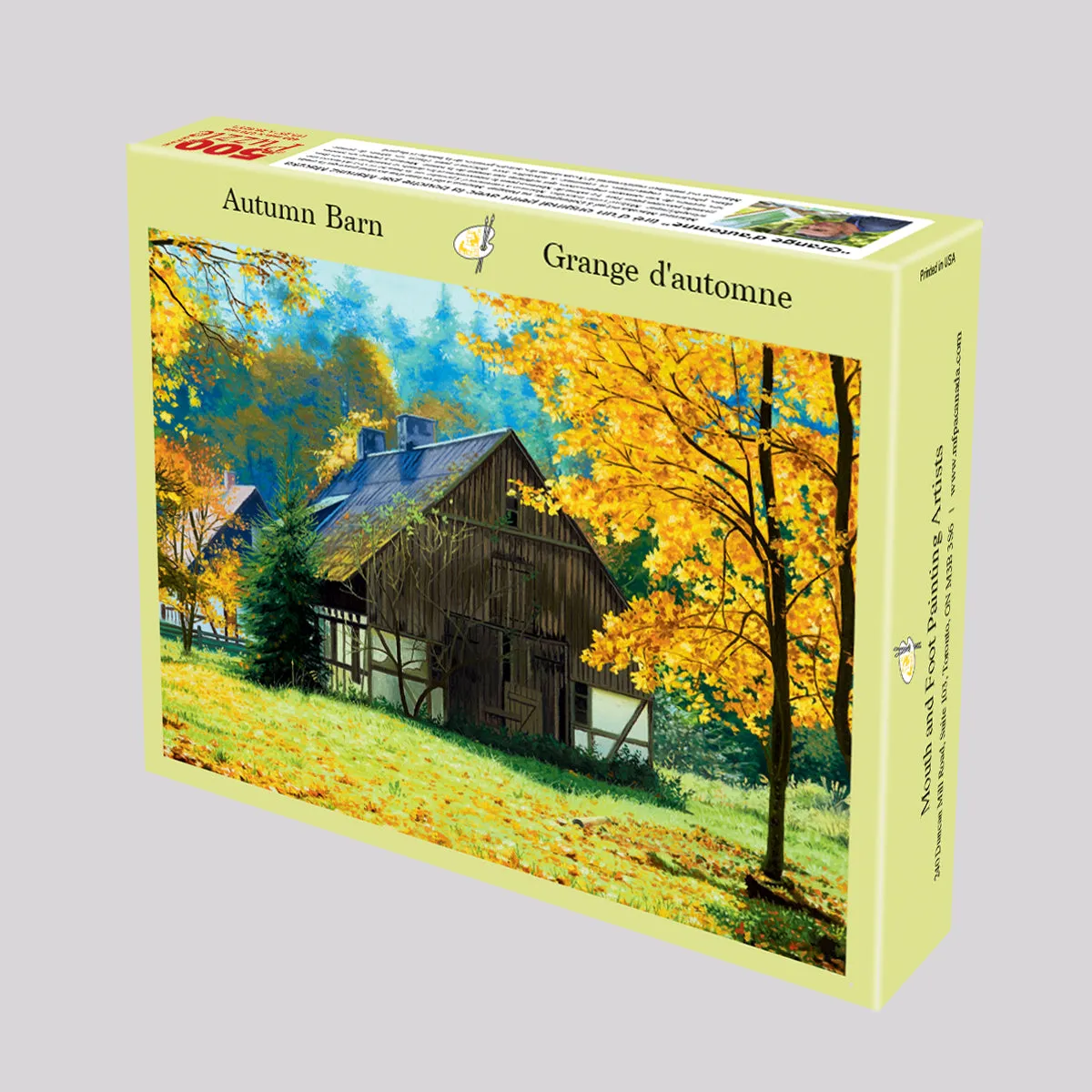 Jigsaw Puzzles "Autumn Barn" - NEW 500 piece