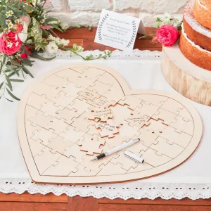 Jigsaw Wedding Guest Book Alternative