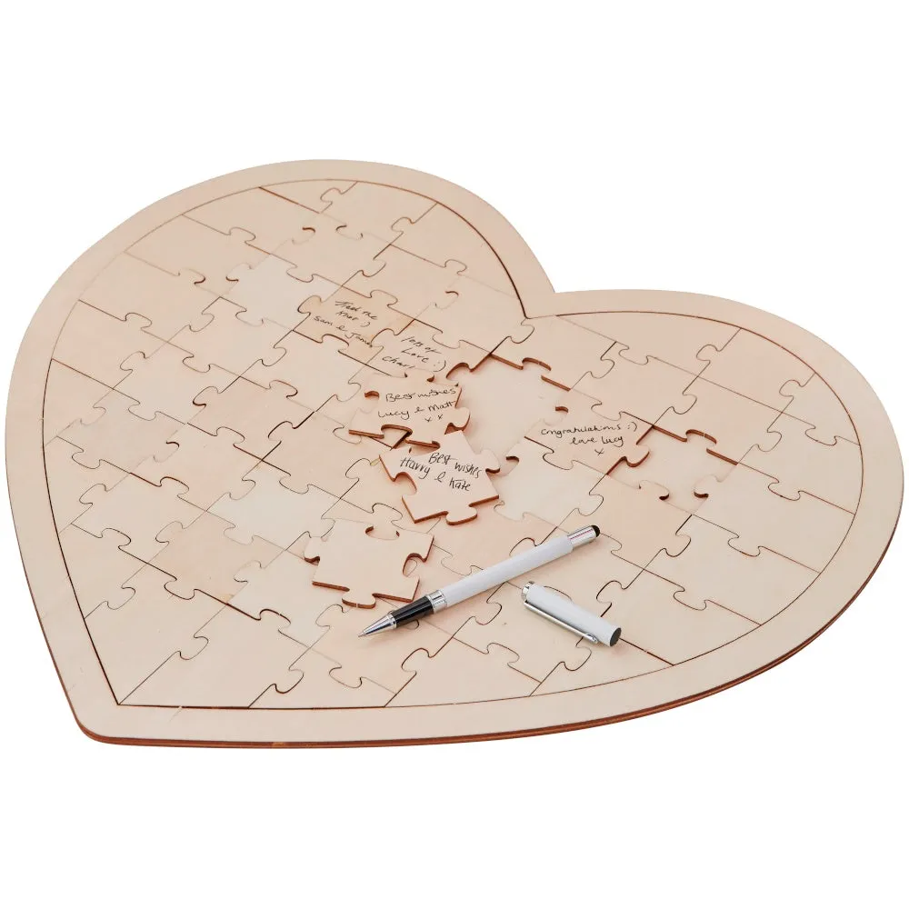 Jigsaw Wedding Guest Book Alternative