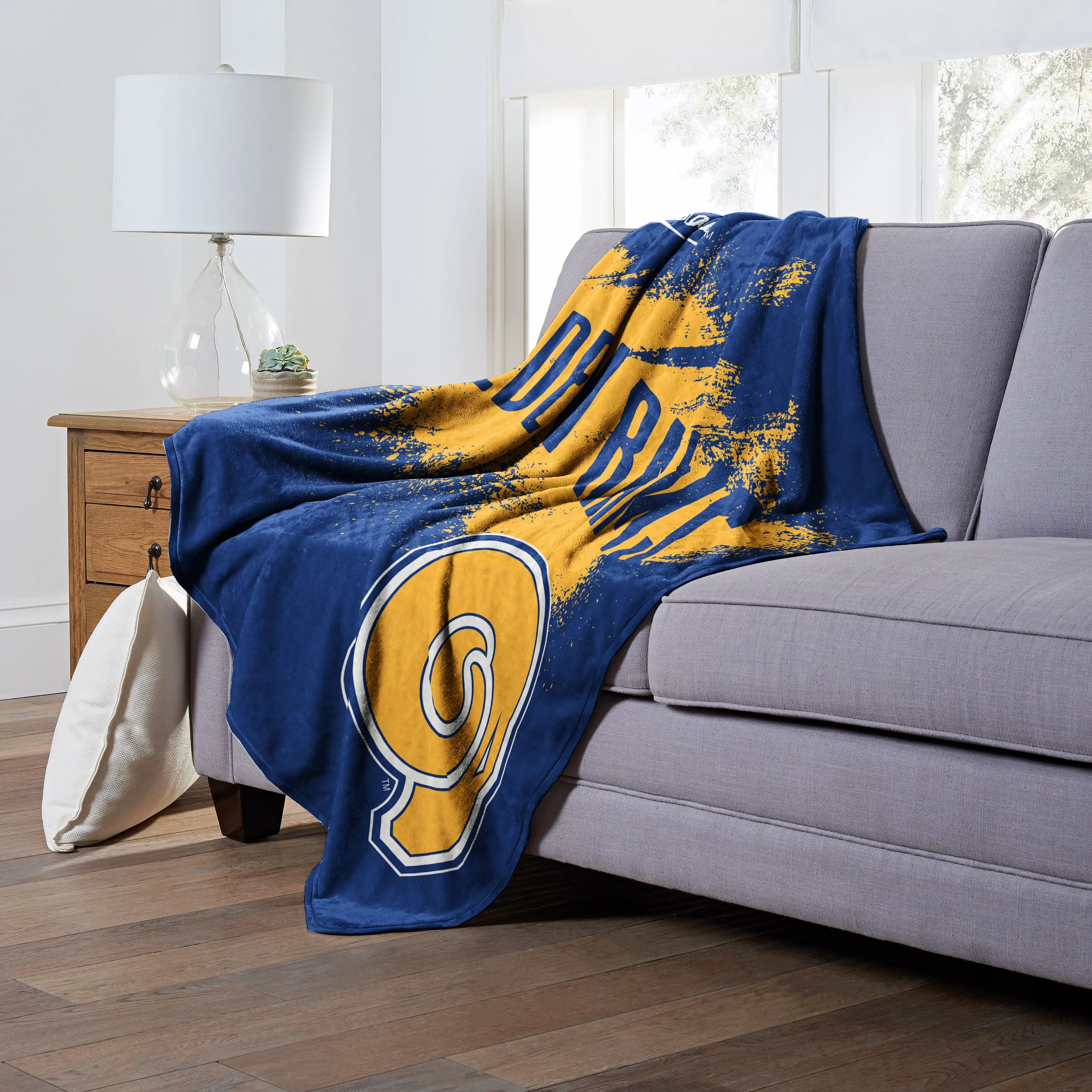 NCAA Albany State Golden Rams School Tradition Silk Touch Throw Blanket 50x60 Inches