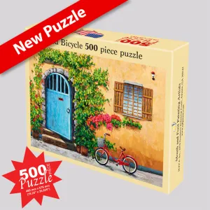 NEW: Jigsaw Puzzle "Red Bicycle- 500 Piece