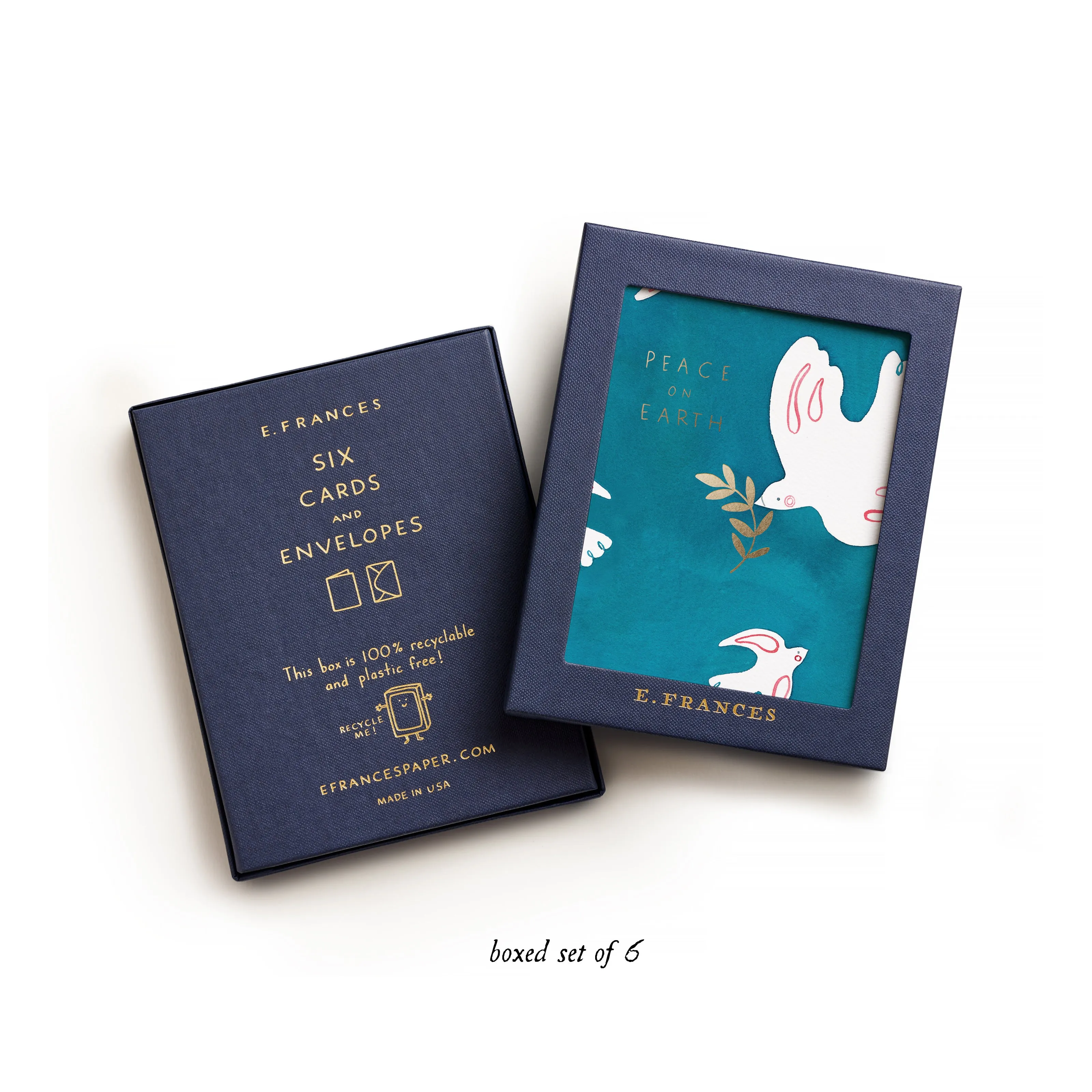 Peace Doves Holiday Card