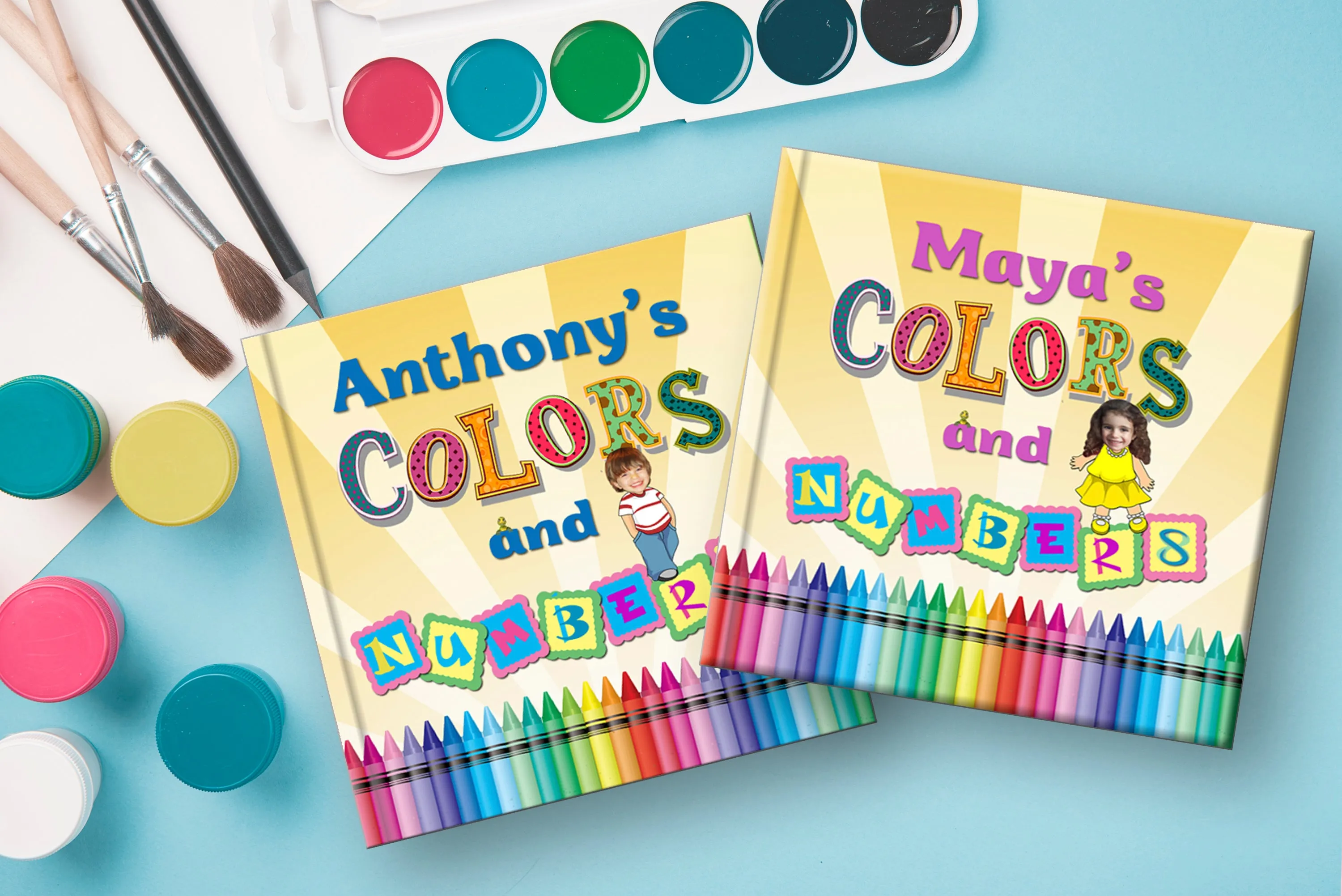 Personalized Colors and Numbers Book