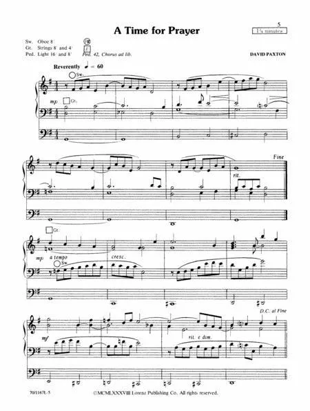 Play Something Quick! Short Organ Pieces . . . by Dorothy Wells