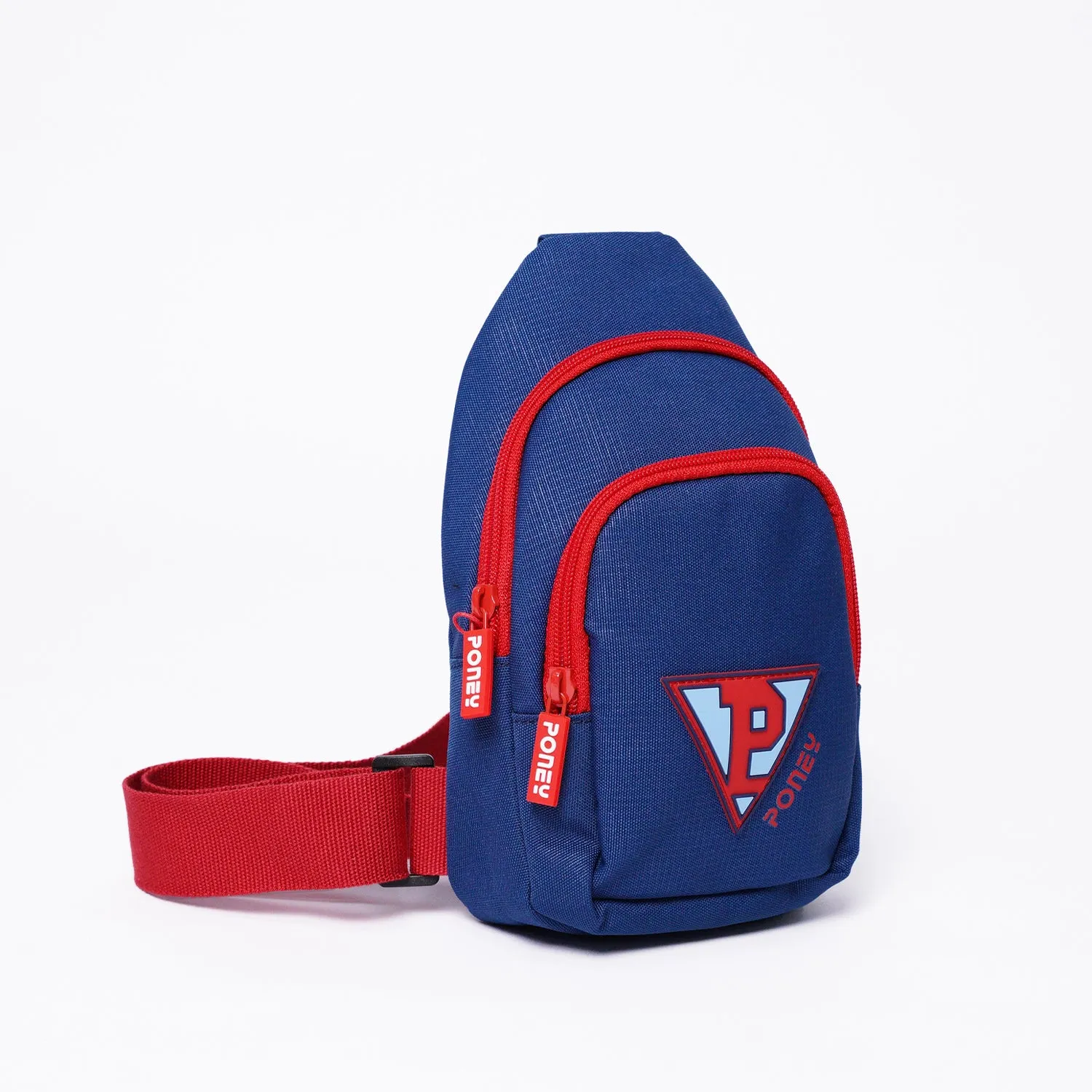 Poney Boys Navy Poney Logo Sling Bag KB020