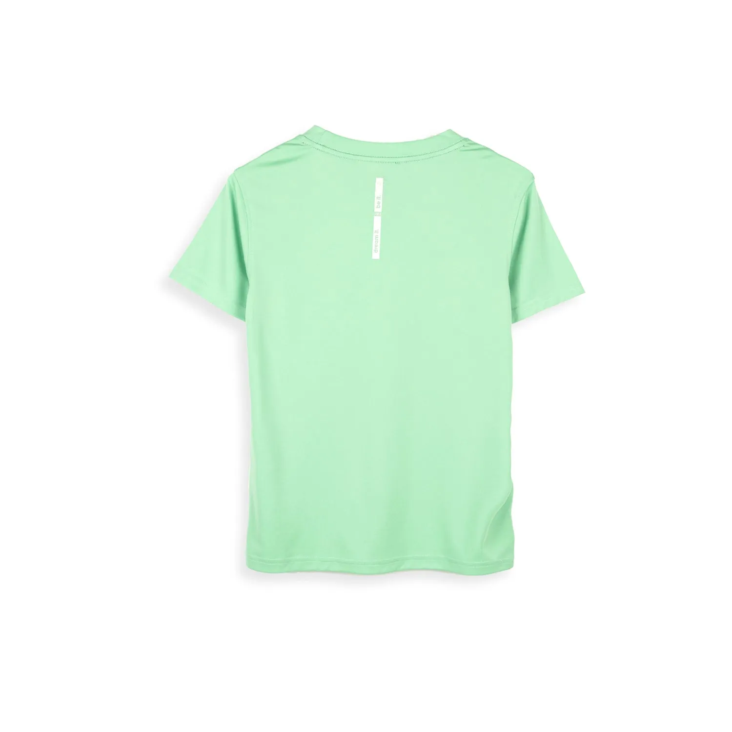 Poney x CM2 Boys Green Round Neck Short Sleeve Icon Tee