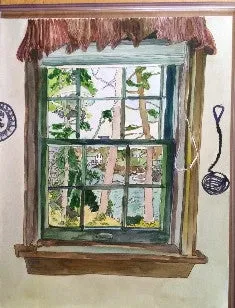 "Monhegan Island Window View" by Jean Swan Gordon