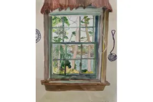 "Monhegan Island Window View" by Jean Swan Gordon