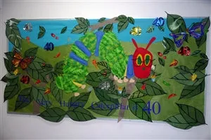 "The Very Hungry Caterpillar" Bulletin Board Idea