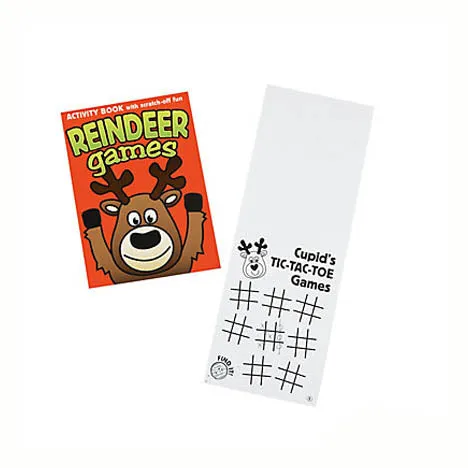 Reindeer Games Scratch Off Activity Book (12/unit), #72061 (I-8)