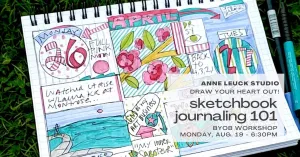 Sketchbook Journaling 101 Workshop - August 19