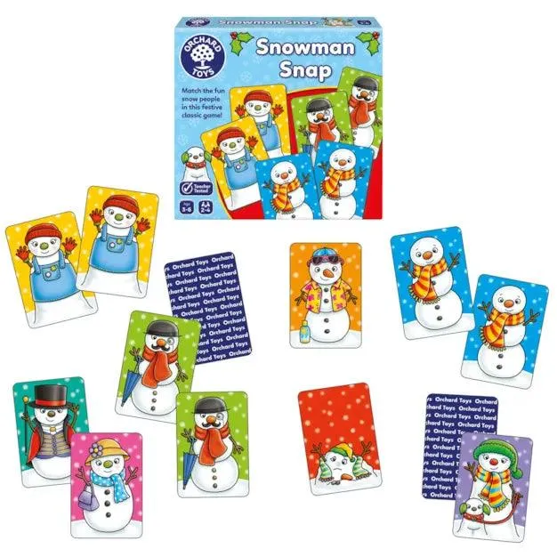 Snowman Snap - Orchard Toys Mini Game