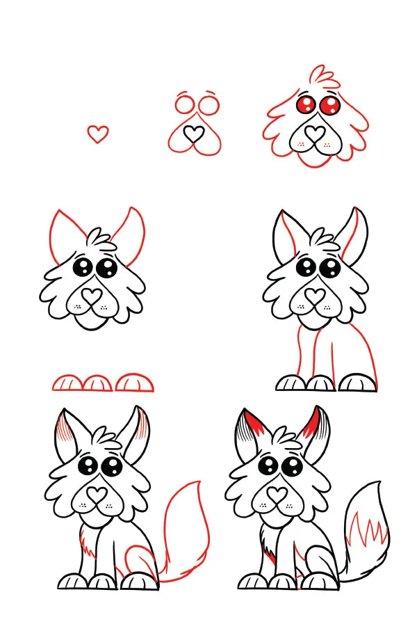 Start With A Heart - Draw Characters Using Heart Shapes