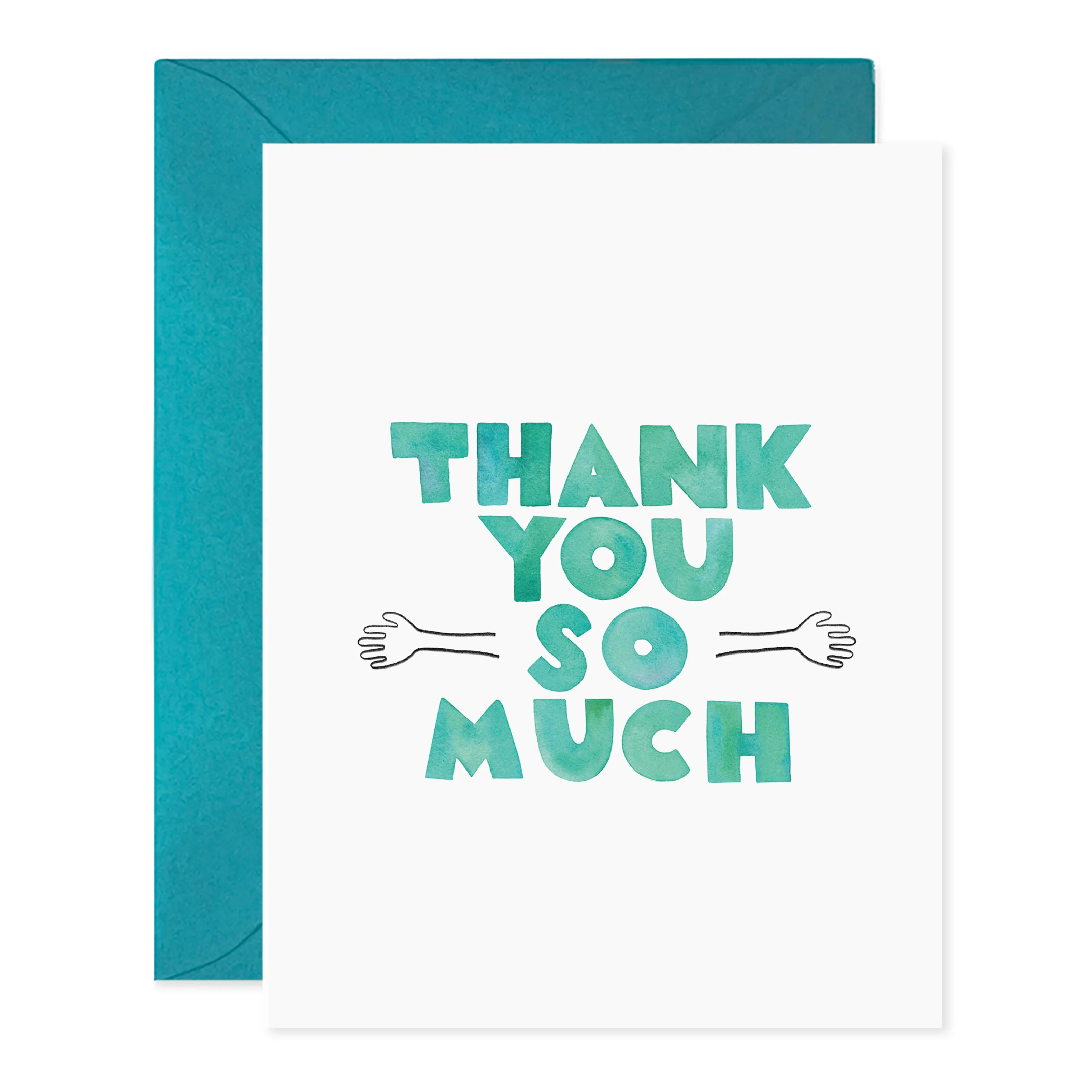 Thank You Hug Greeting Card