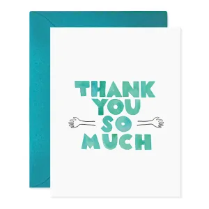 Thank You Hug Greeting Card