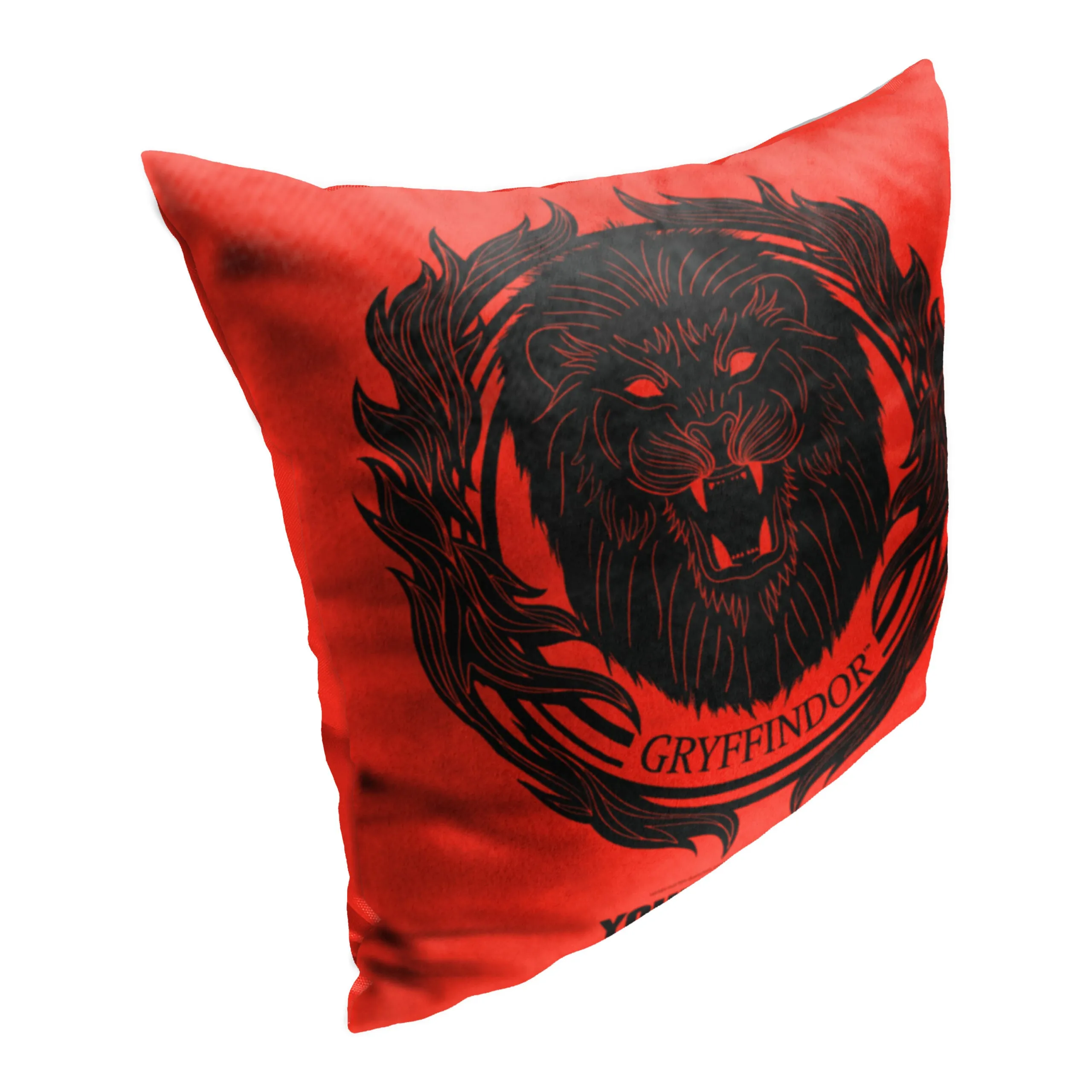 Warner Bros. Harry Potter Bold Gryffindor Personalized Throw Pillow 18x18 Inches