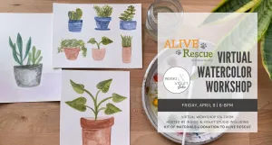 Watercolor Workshop   Alive Rescue - April 9