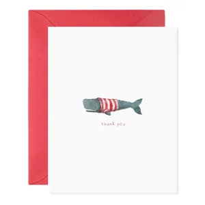 Whale Thanks Greeting Card