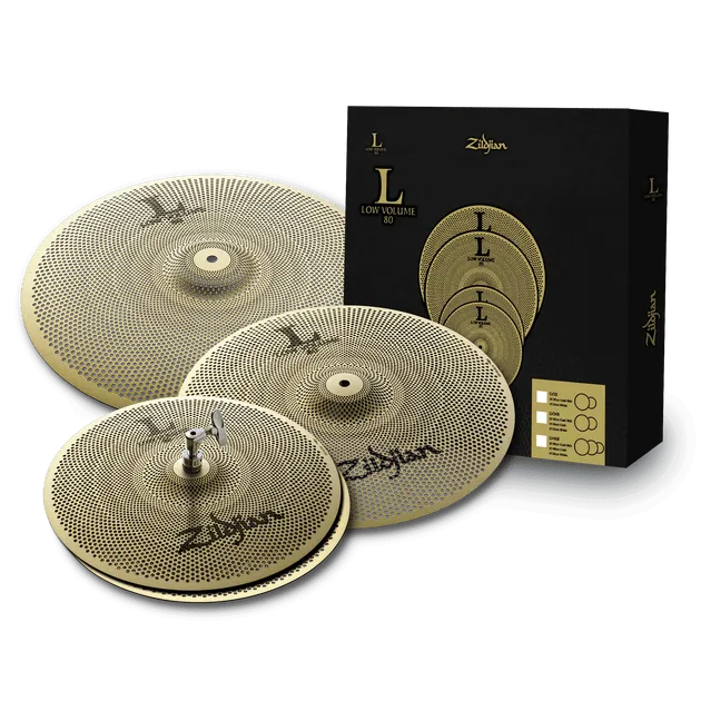 Zildjian L80 Low Volume Cymbal Pack - 14/16/18" - LV468